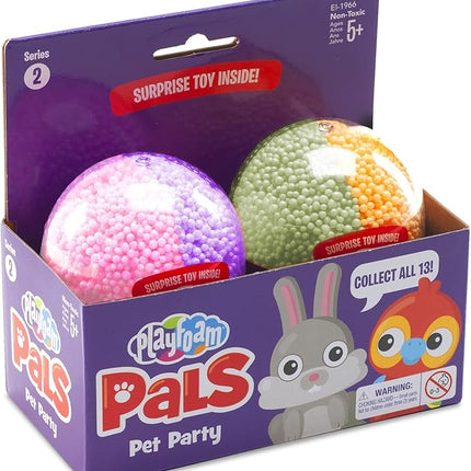 Educational Insights Playfoam Pals Pet Party 2-Pack | Non-Toxic, Never Dries Out Playfoam | Sensory, Shaping Fun, Arts & Crafts For Kids | Surprise Collectible Toy| Perfect for Ages 5 and up
