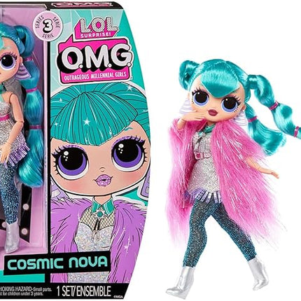 L.O.L. Surprise! O.M.G. Cosmic Nova Fashion Doll with Multiple Surprises and Fabulous Accessories – Great Gift for Kids Ages 4+