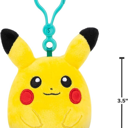 Squishmallows Original Pokémon Pikachu Clip - Ultrasoft Official Jazwares Plush