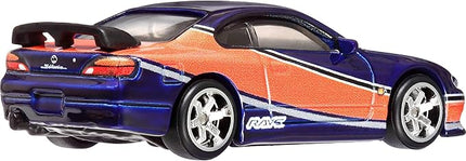 Hot Wheels Toy Cars, Premium Fast & Furious Tokyo Drift Bundle, 5 1:64 Scale Die-Cast Vehicles from The Fast Movie in Collectable Packaging