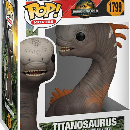 Funko Pop! Movies: Jurassic World: Rebirth - Titanosaurus - Collectable Vinyl Figure - Gift Idea - Official Merchandise - Toys for Kids & Adults - Movies Fans - Model Figure for Collectors