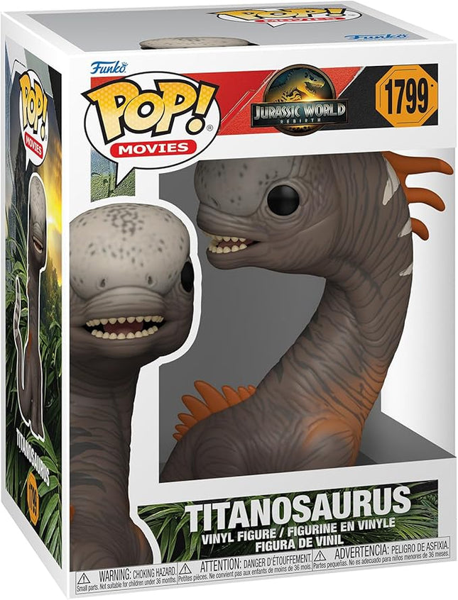 Funko Pop! Movies: Jurassic World: Rebirth - Titanosaurus - Collectable Vinyl Figure - Gift Idea - Official Merchandise - Toys for Kids & Adults - Movies Fans - Model Figure for Collectors