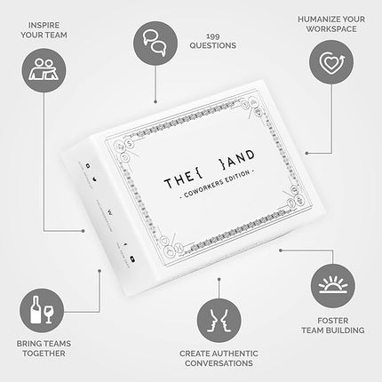 (THE AND) Coworkers Edition - 199 Icebreaker Conversation Cards for Workplace - Team Building Game for Work - Fun Office Activity to Break The Ice and Get to Know Your Teammates by The Skin Deep