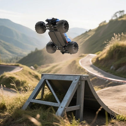 MJX Hyper GO H16MT 1/16 4X4 RTR Brushless Fast RC Cars for Adults, Max 43mph RC Trucks, Portable Remote Control Car for Boys, RC Truck Compatible with 3S Lipo