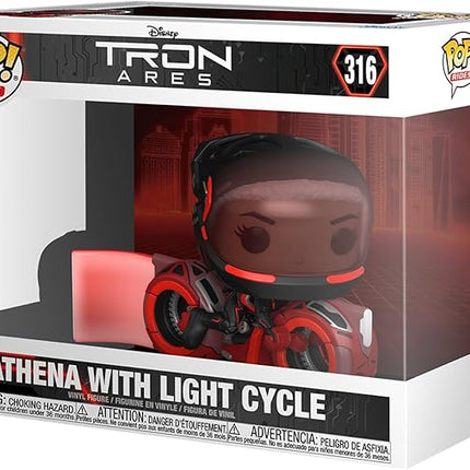 Funko Pop! Ride: Tron: Ares - Athena with Light Cycle - Collectable Vinyl Figure - Gift Idea - Official Merchandise - Toys for Kids & Adults - Movies Fans - Model Figure for Collectors and Display