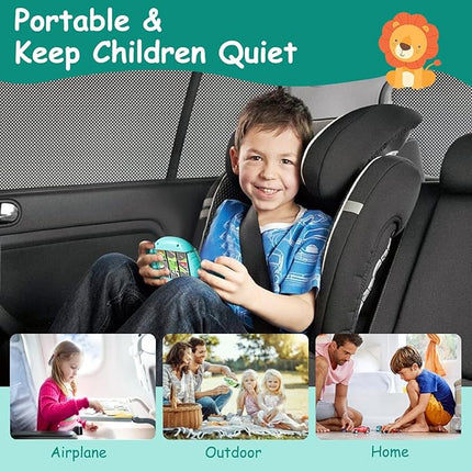 Rotating Puzzle for Kids 3 4 5 6 7 8 Year Old, 4 Puzzles in 1, Toddlers Travel, Car, Airplane, Road Trip Activities, Fine Motor Skills, Fidget, Gift for Boys & Girls Ages 3+(SPV)