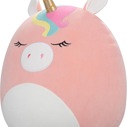 Squishmallows Original 20in Ilene The Pink Unicorn with Rainbow Mane – Official Jazwares Plush (Jumbo)