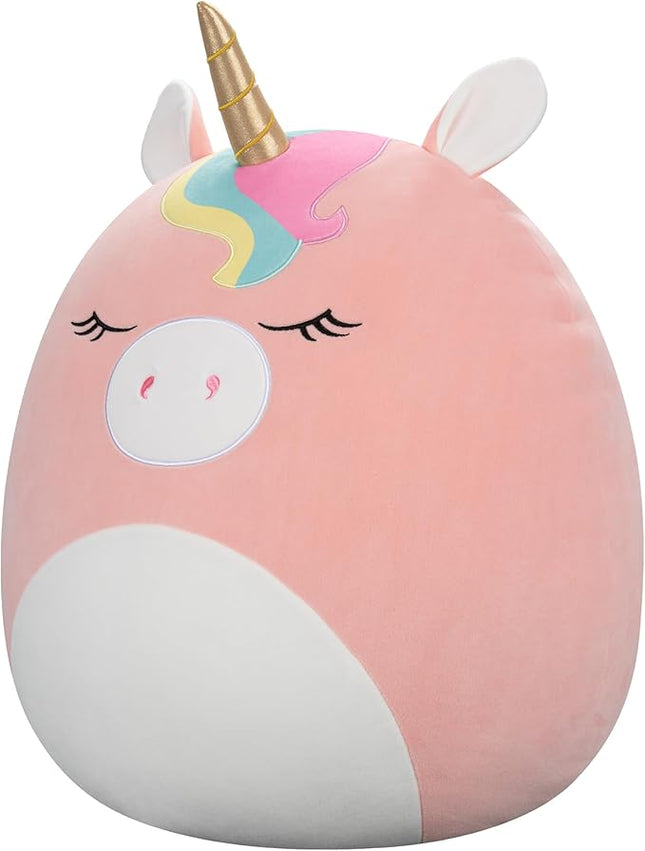 Squishmallows Original 20in Ilene The Pink Unicorn with Rainbow Mane – Official Jazwares Plush (Jumbo)