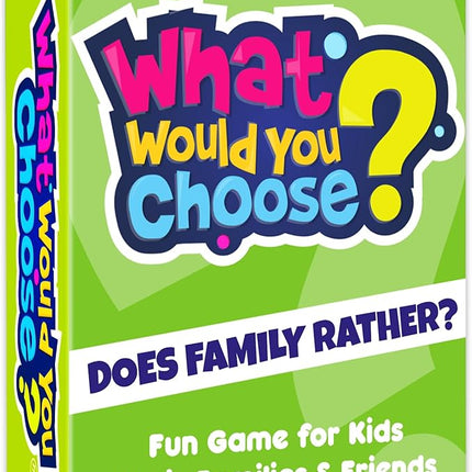 QUOKKA Board Games for Kids 8-12 Years - Family Edition - Card Game for Kids Ages 6-8 - What Would You Choose? - Pick Your Answer