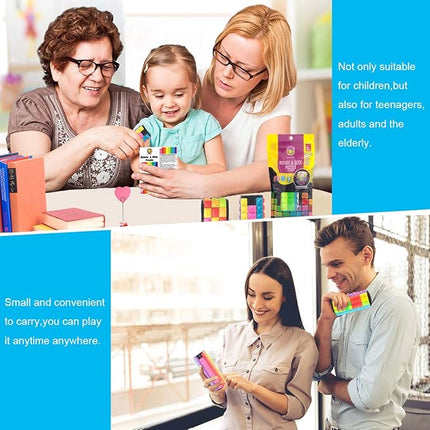 R.Y.TOYS Rotate and Slide Puzzle-Design Patent,Fidget Toys(Restore Order/Create Patterns)8 Colors,20 Layers-Detach Piece for Quick Play,Brain Teaser,Sensory Toys,Birthday Gifts,Easter Basket Stuffers