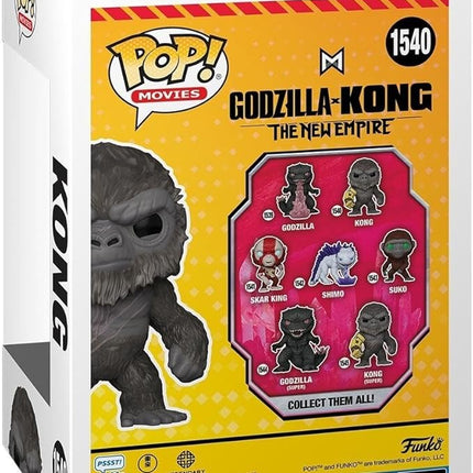 Funko POP! Movies: Godzilla X Kong: The New Empire - Kong - Godzilla Vs Kong - Collectable Vinyl Figure - Gift Idea - Official Merchandise - for Kids & Adults - Movies Fans