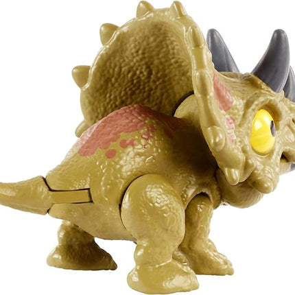 Jurassic World Snap Squad Attitudes Triceratops Figure