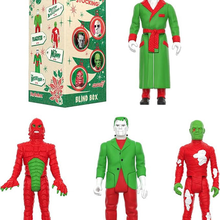 Super7 Universal Monsters Blind Box Flat - (12 Pack) 3.75" Universal Monsters Movies Action Figure Classic Movie Collectibles and Retro Toys