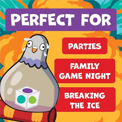 Exploding Kittens Presents Exploding Pigeon – Hilarious Fast-Paced Party Game for Families, Kids, Teens & Adults – Ages 7+ – 3+ Players – Perfect for Game Night