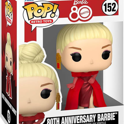 Funko Pop! Vinyl: Retro Toy Mattel - 80th Anniversary Barbie - Collectable Vinyl Figure - Gift Idea - Official Merchandise - Toys for Kids & Adults - Ad Icons Fans - Model Figure for Collectors