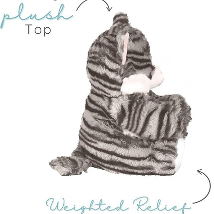 Kiki Kitten - Microwavable & Weighted Plush Stuffed Animal - Heated Plushie for Warmth - Cute, Soft, Cozy Toy for Adults & Children (Boys, Girls, & Toddlers) by Warm Pals