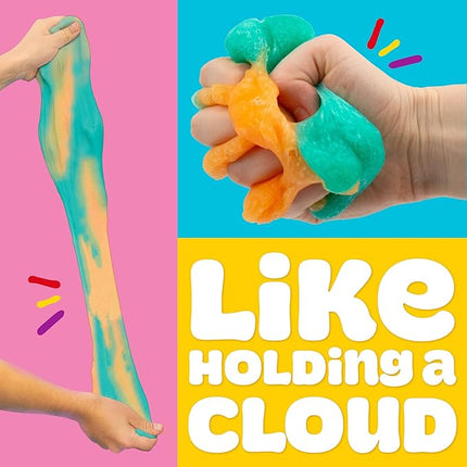 Play-Doh Cloud, Teal & Orange, Coconut Scent, Single Can, Kit, Gifts for Kids, Popular Kids Toys, Party Favors for Kids 8-12, Compound Packs, Kids Gifts 8-12, Sensory Dough