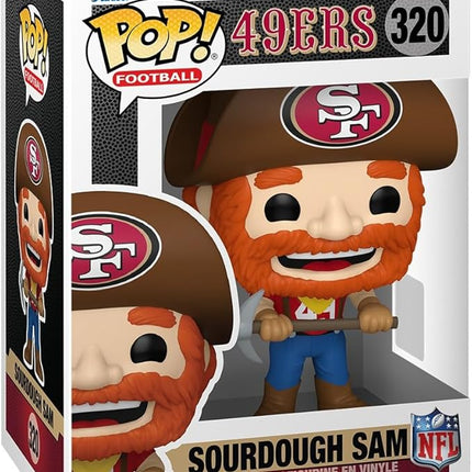 Funko Pop! NFL Mascots: 49ers - Sourdough Sam - NHL Mascots and Marks - Collectable Vinyl Figure - Gift Idea - Official Merchandise - Toys for Kids & Adults - Sports Fans