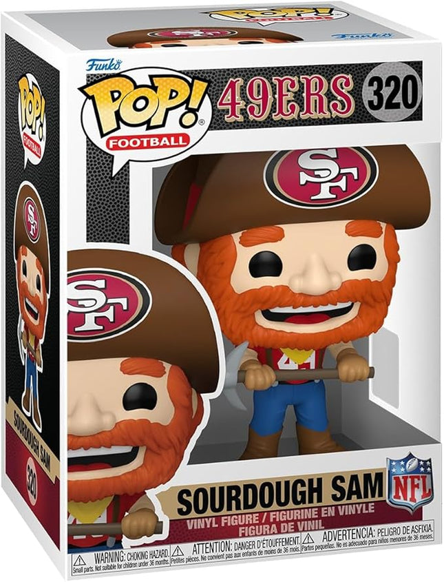 Funko Pop! NFL Mascots: 49ers - Sourdough Sam - NHL Mascots and Marks - Collectable Vinyl Figure - Gift Idea - Official Merchandise - Toys for Kids & Adults - Sports Fans