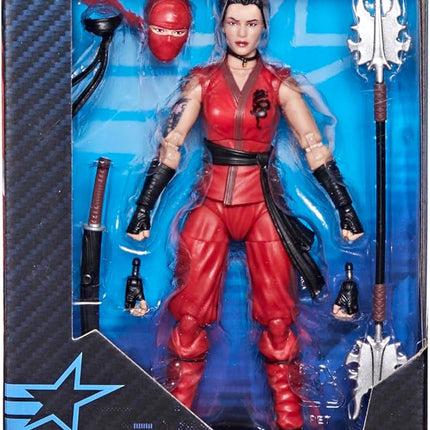 G.I. Joe Classified Series #124, Kim Jinx Arashikage, Collectible 6-Inch Ninja Action Figure with 7 Accessories