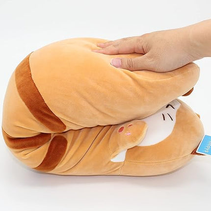 Very Soft Cat Long Hugging Pillow Plush Kitten Kitty Stuffed Animals Brown 26"