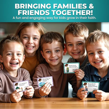 300 Engaging Bible Trivia Card Questions – Fun Bible Games for Kids and Families to Learn About Scripture – Christian Games for Sunday School, Homeschool, and Family Bible Study
