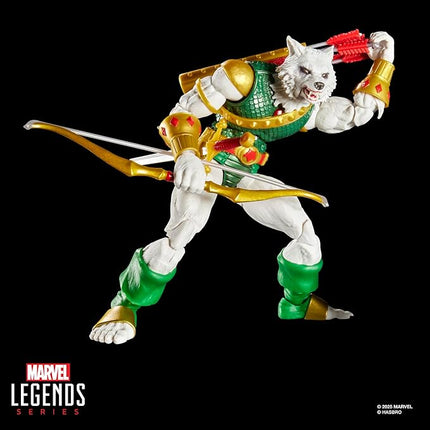 SPIDER-MAN Marvel Legends Series Magic: The Gathering Man-Wolf, 6-Inch Action Figure Toy & Exclusive Foil Collectible Card Game Trading Card