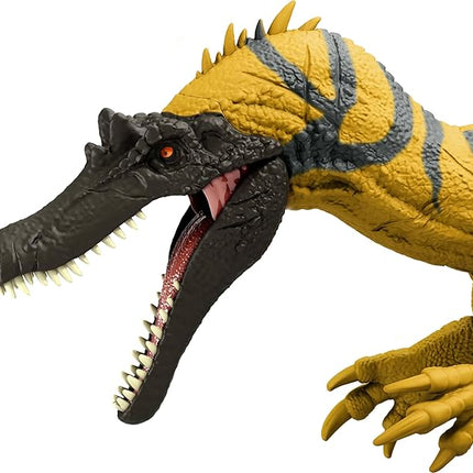 Mattel Jurassic World Dinosaur Toys with Roar Sound & Attack Action, Wild Roar Posable Figures, Physical & Connected Digital Play
