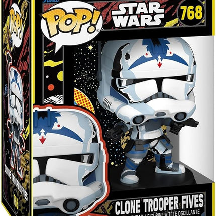 Funko Pop Star Wars: Clone Wars - Fives - (Retro) - Collectable Vinyl Figure - Gift Idea - Official Merchandise - Toys for Kids & Adults - Sci-Fi Fans - Model Figure for Collectors and Display