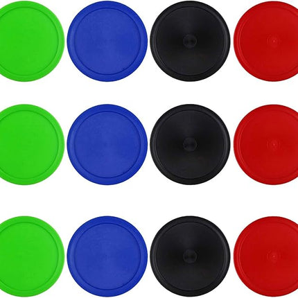 12 Pack 2.5 Inch Air Hockey Pucks for Small Size Table