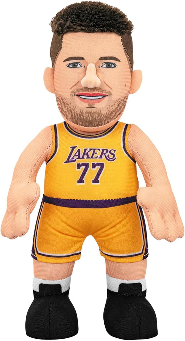 Bleacher Creatures Los Angeles Lakers Luka Doncic 10" Plush Figure – NBA Player Plush for Play or Display