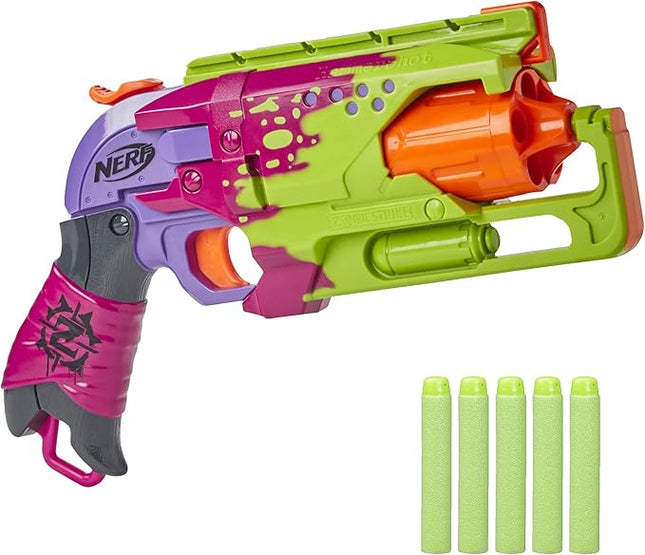 Nerf Zombie Strike Hammershot Blaster, Splatter (Amazon Exclusive)