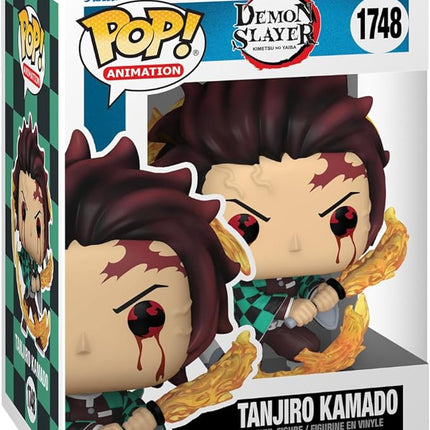 Funko POP Animation: DS - Tanjiro Kamado - (Sun Breathing) - Demon Slayer - Collectable Vinyl Figure - Gift Idea - Official Merchandise - for Kids & Adults - Anime Fans - Model Figure for Collectors