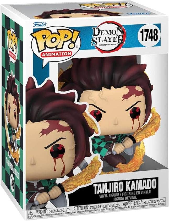 Funko POP Animation: DS - Tanjiro Kamado - (Sun Breathing) - Demon Slayer - Collectable Vinyl Figure - Gift Idea - Official Merchandise - for Kids & Adults - Anime Fans - Model Figure for Collectors