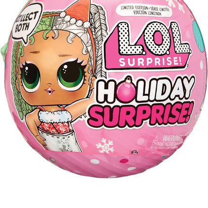 L.O.L. Surprise! Holiday Surprise!- Miss Merry- with Collectible Doll, 8 Surprises, Holiday Theme, Collectible Dolls, Limited Edition- Great Gift for Girls Age 3+