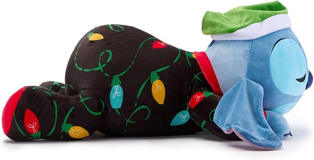 Disney Store Official Cuddleez Plush – Stitch Holiday - Big Plush - Super Soft & Huggable Toy for Fans & Kids of All Ages - Perfect Collectible Gift, Plushy