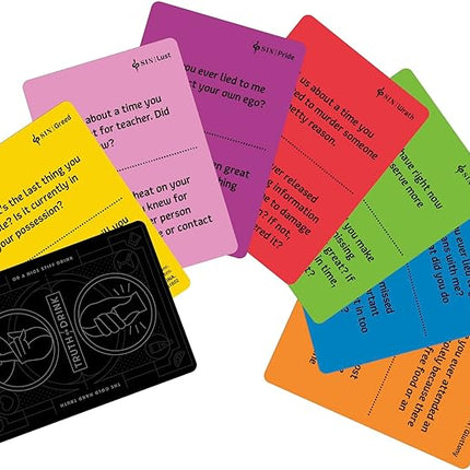 Truth or Drink: Sin Edition Adult Party Game by Cut | 250+ Questions Inspired by 7 Deadly Sins | Ages 21+ | 2+ Players | 30 Mins. | Stand-Alone or Expansion