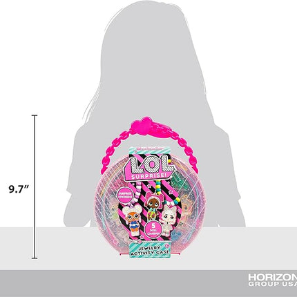 L.O.L. Surprise! Jewelry Activity Case, Create Custom Jewelry with 100+ Beads & Charms, DIY Kit for Kids Ages 6+