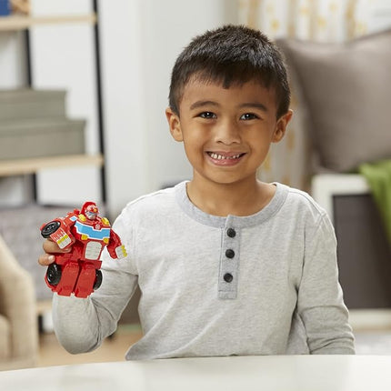 Transformers Playskool Heroes Rescue Bots Academy Team Heatwave The Fire-Bot, Kids Converting Robot Toy, 4.5-Inch Action Figure, Ages 3+ (Amazon Exclusive)