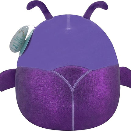 Squishmallows 12-Inch Axel Purple Beetle - Medium-Sized Ultrasoft Official Kelly Toy Plush
