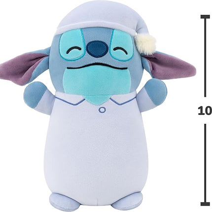Squishmallows Original Disney 10in Pajama Stitch HugMees – Ultrasoft Official Jazwares Plush (Medium-Sized)