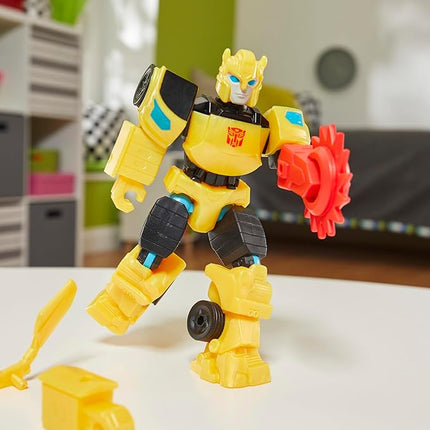 Transformers MixMashers Bumblebee Custom Mix-and-Match Action Figure & Accessories, 5-Inch-Scale (12 cm) Robot Toys for Kids Ages 4+
