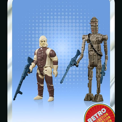 STAR WARS Retro Collection Special Bounty Hunters 2-Pack Dengar & IG-88 Toys 3.75-Inch-Scale The Empire Strikes Back Figures (Amazon Exclusive)