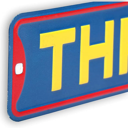 Mattel Hot Wheels Metal Sign - Thrill Drive Hot Wheels Street Sign for Bedroom, Play Room or Garage