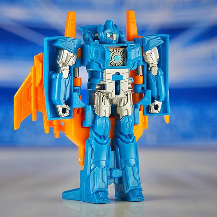 Transformers: One Cog Changer Sentinal Prime 4-Inch Robot Action Figure, Interactive Toys for Boys and Girls Ages 6 and Up