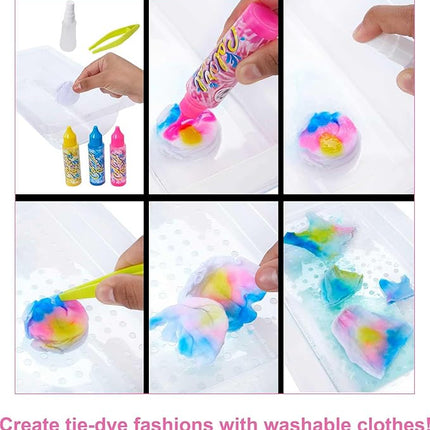 Barbie Color Reveal Toy Set, Tie-Dye Fashion Maker with Barbie & Chelsea Dolls & Accesssories, 50 Surprises Including Pets