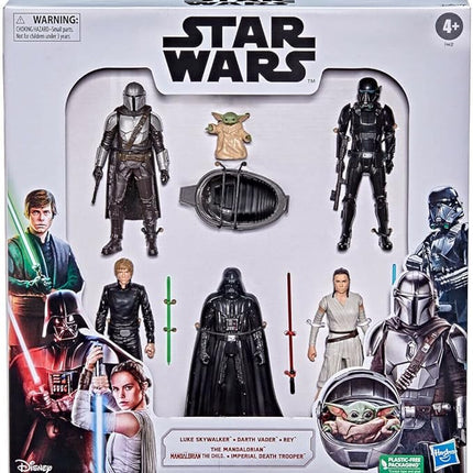 Star Wars Darth Action Figure Set of 6 for 4+ Years Kids - 6 Inch (15.2cm)