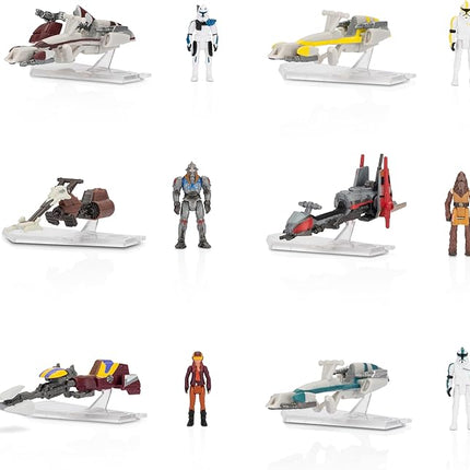 Star Wars Micro Galaxy Squadron TIE Whisper Mystery Bundle - 5-Inch Vehicle and 2.5-Inch Vehicle with Micro Figure Accessories
