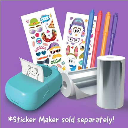 Ceaco Hello Blink - Sticker Maker - Refill Pack with 80 Foil Stickers - Children Ages 8+