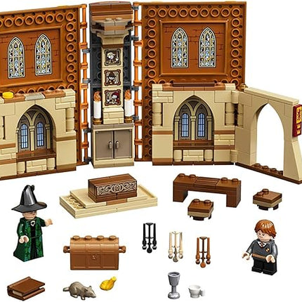 LEGO Harry Potter Hogwarts Moment: Transfiguration Class 76382 Professor McGonagall Room; Collectible Playset, New 2021 (241 Pieces)